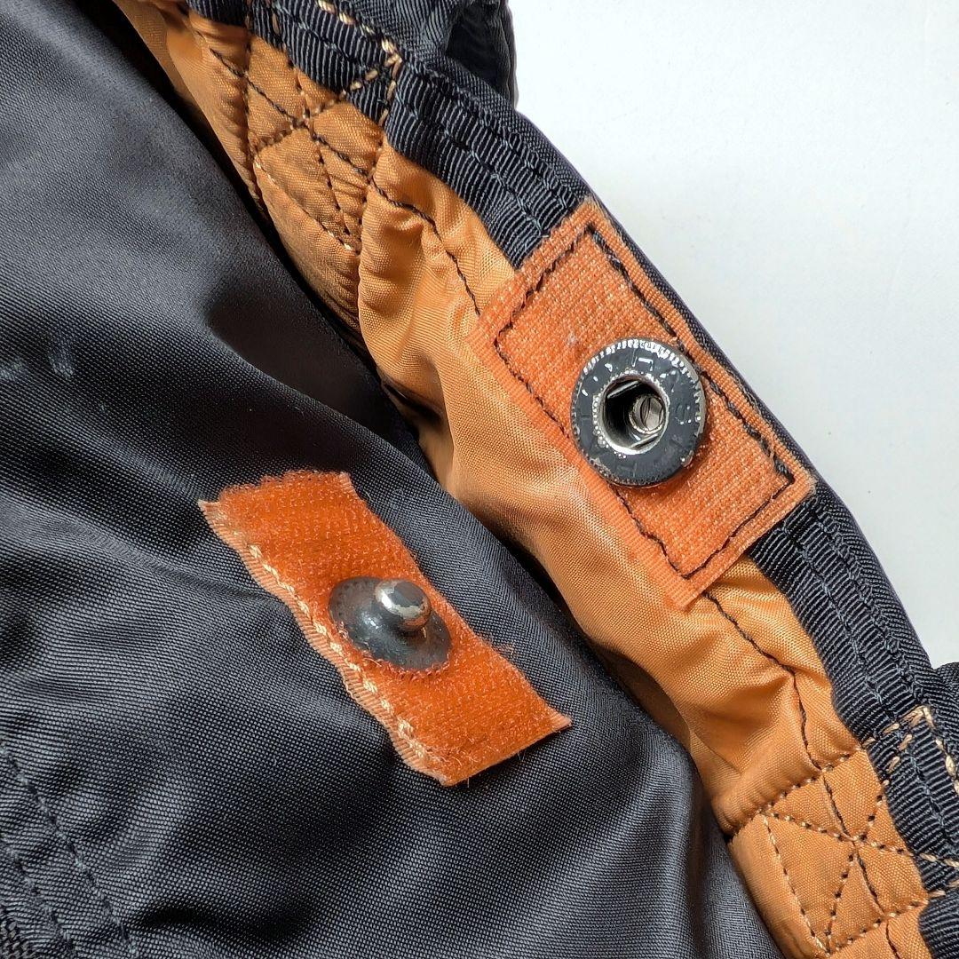 美品 PORTER タンカー ドラムバッグ ミニ 黒 ナイロン