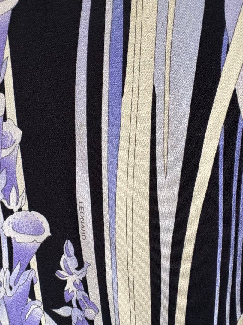 レオナール42サイズ七分袖ワンピース