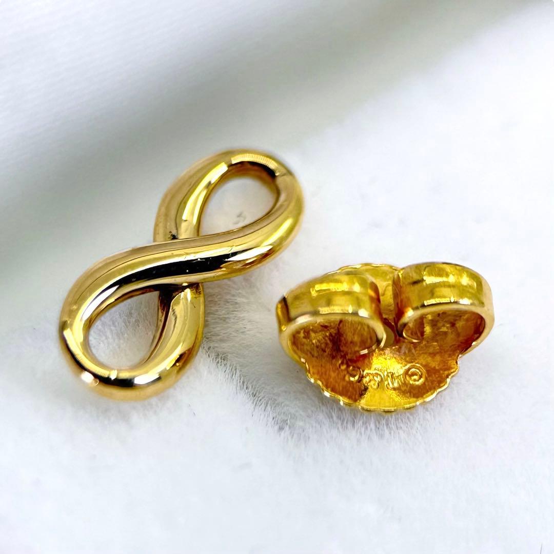 【新品仕上げ済み】ティファニー　インフィニティ　ピアス　750 18K 片耳用