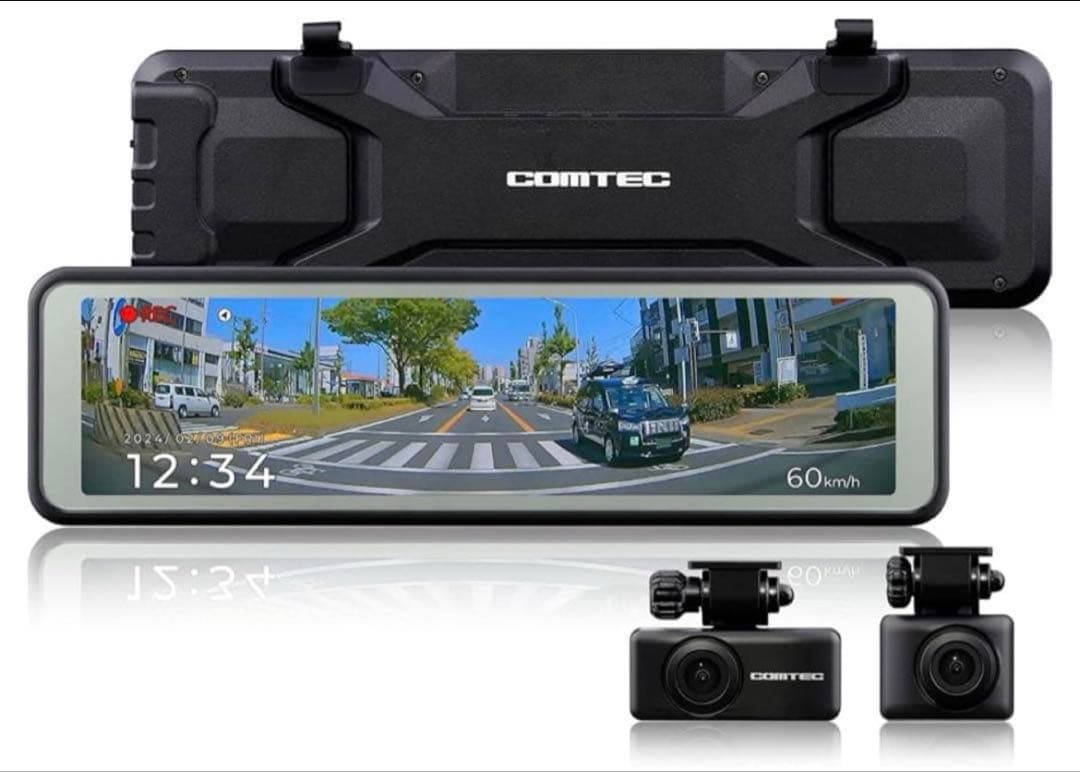 12585 コムテック ミラー型ドライブレコーダー ZDR048