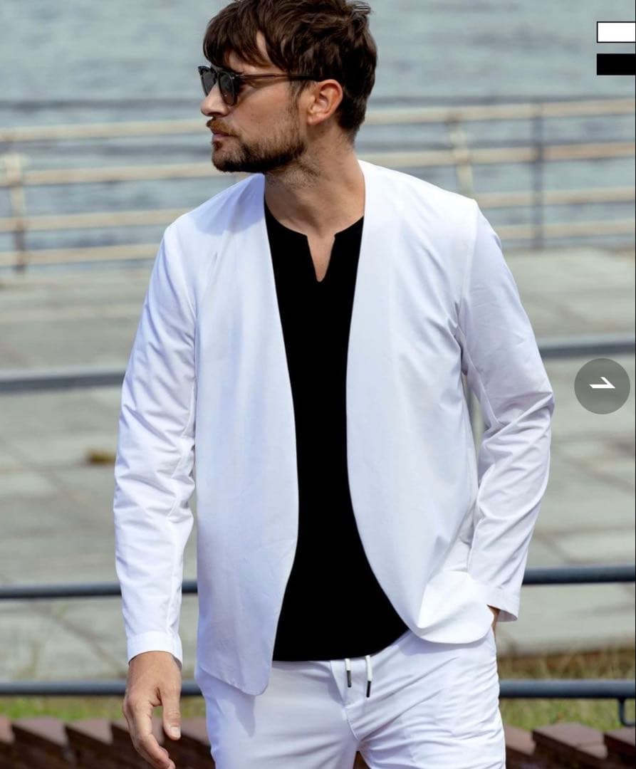 1PIU1UGUALE3 RELAX パーテックスノーカラージャケット