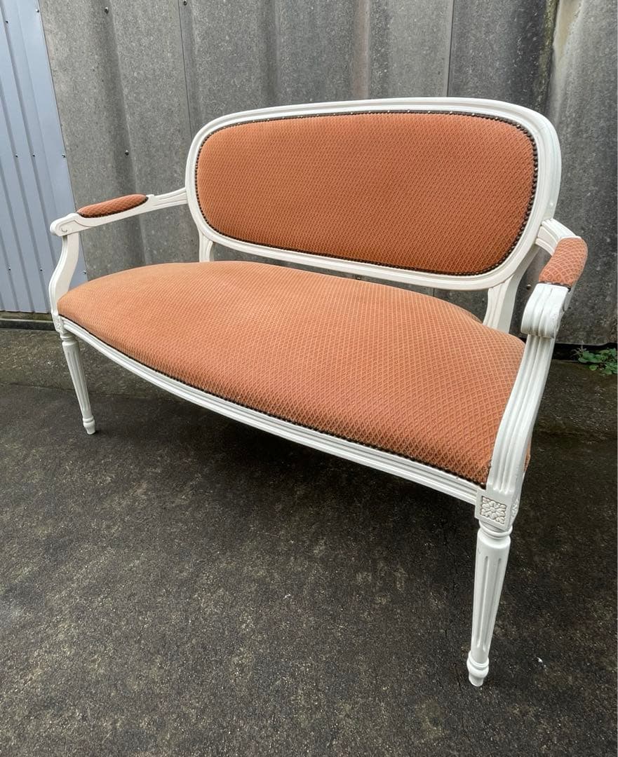 ビンテージ/イタリア製/ヨーロピアン/輸入家具/クラシック/アームソファ/ソファ