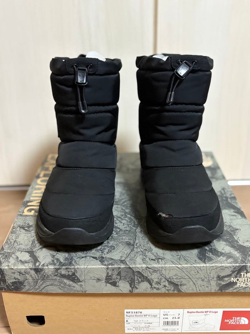 ザ・ノース・フェイス　ヌプシ ウォータープルーフ　25センチ　スノーブーツ