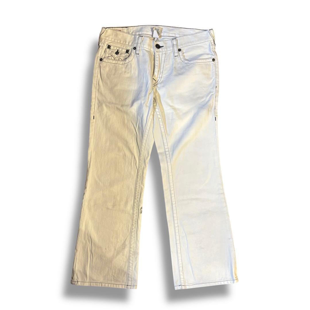 TRUE RELIGEION トゥルーレリジョン フレア BILLY ホワイト