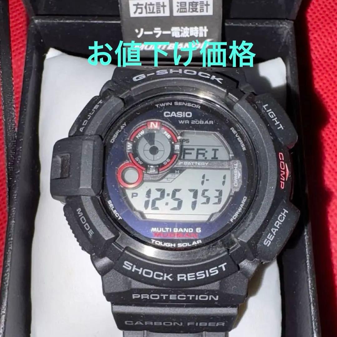 未使用 G-SHOCK GW-9300-1JF マッドマン タフソーラーブラック