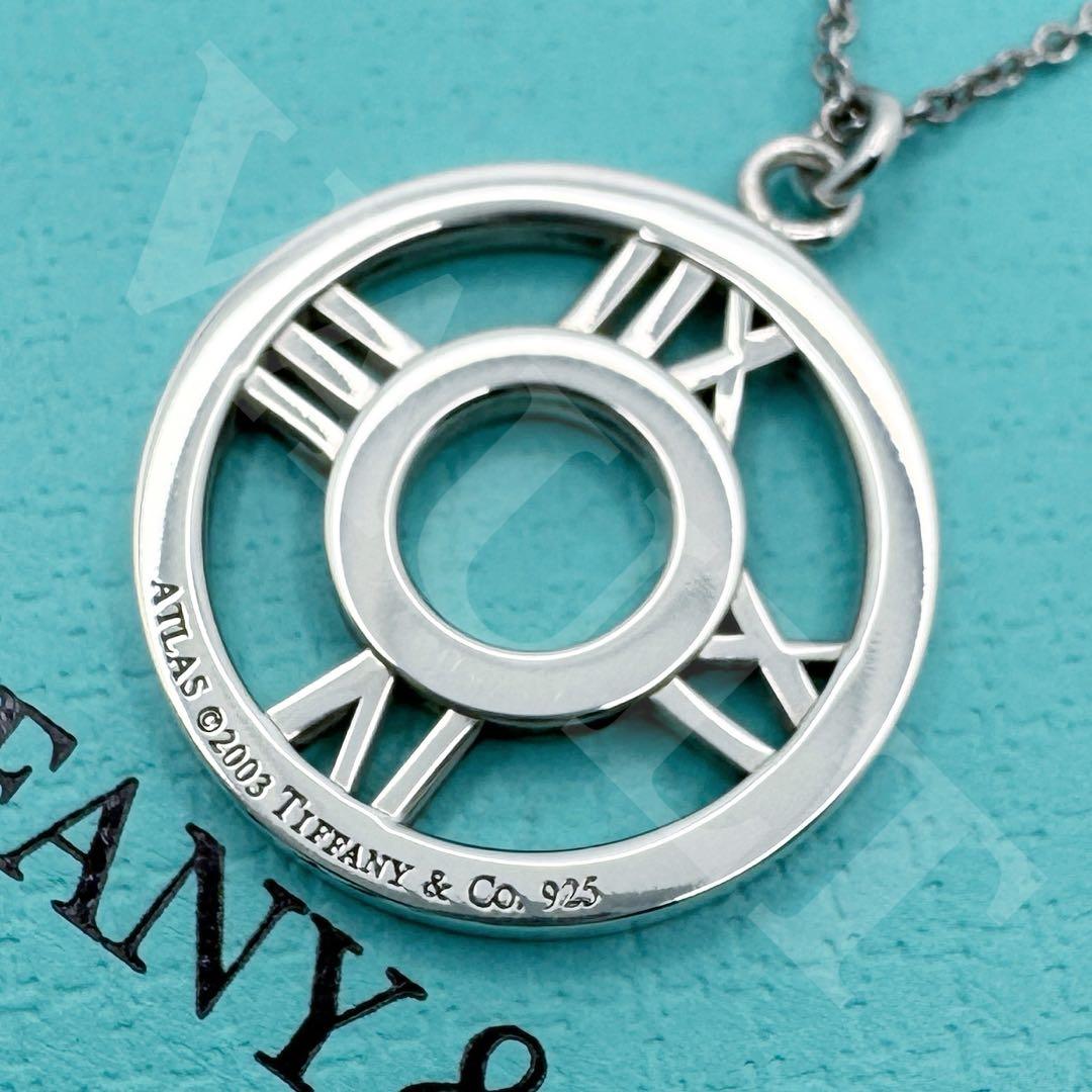 TIFFANY&Co.極美品 アトラスサークル メダリオンネックレス Ag925