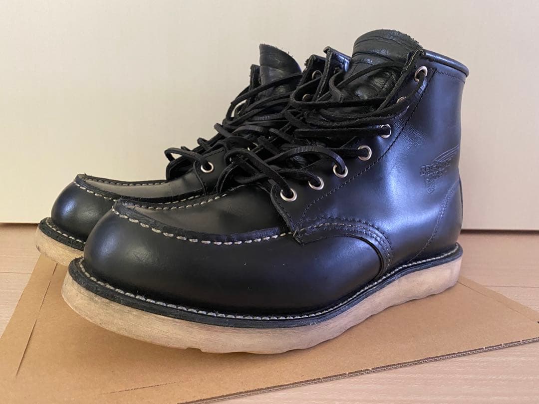 レッドウィング　ブーツ　ブラック　27.5