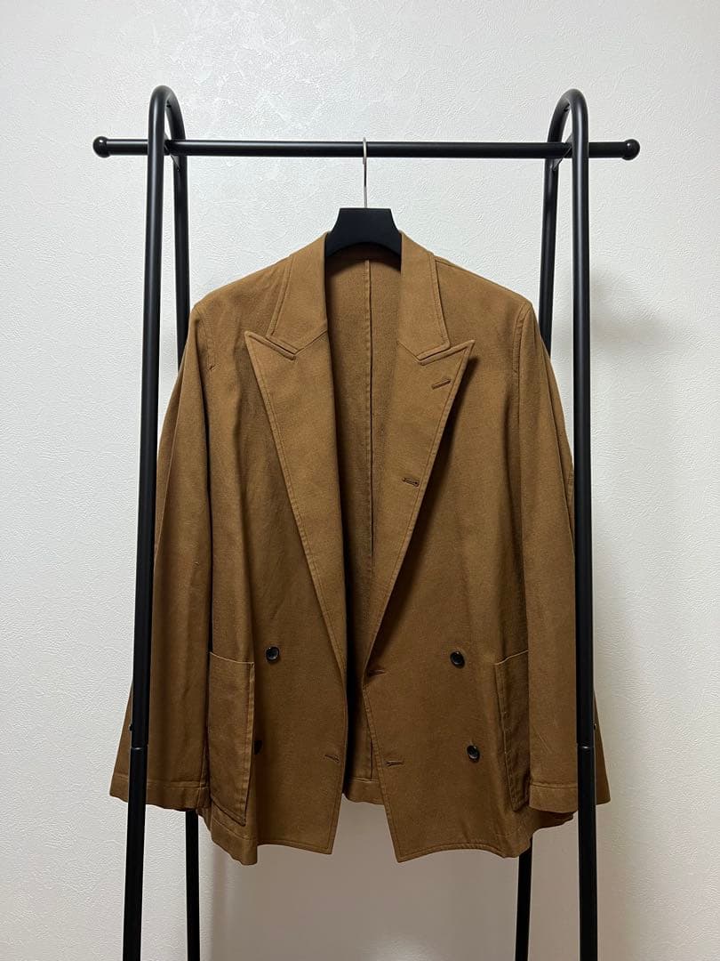 TOMORROW LAND ブラウン ダブルブレスト テーラードジャケット