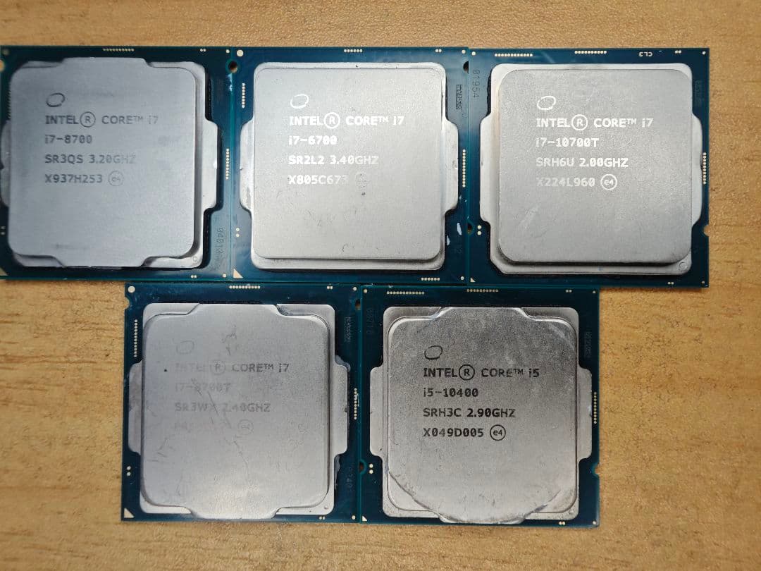 Intel Core CPU セット (i7/i5)