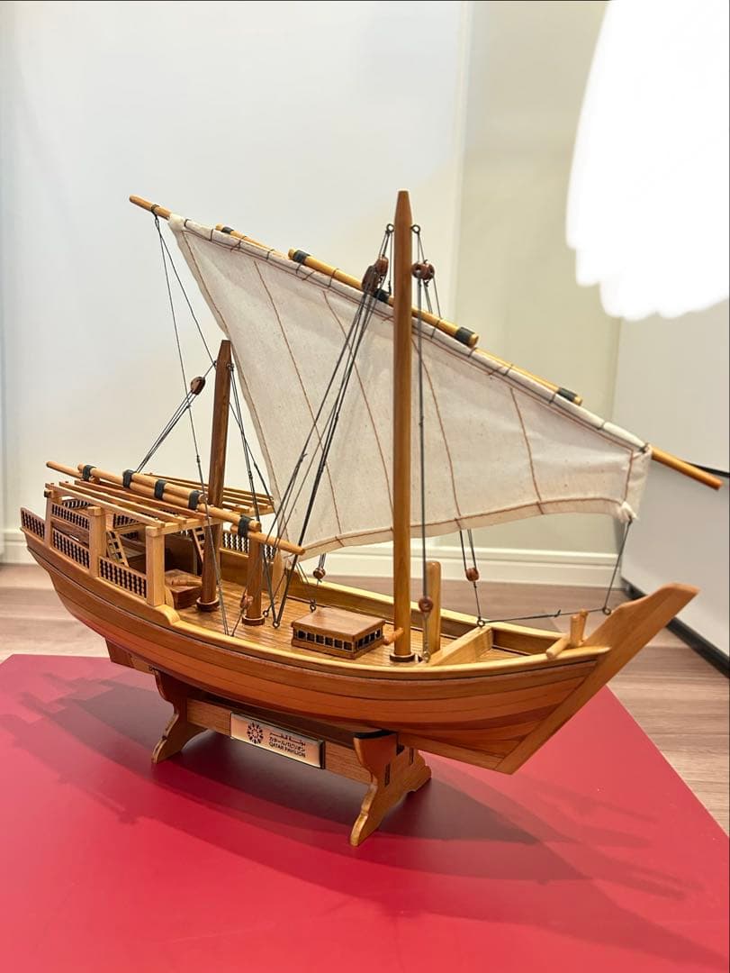 大阪　関西　万博　木製帆船モデル カタール館