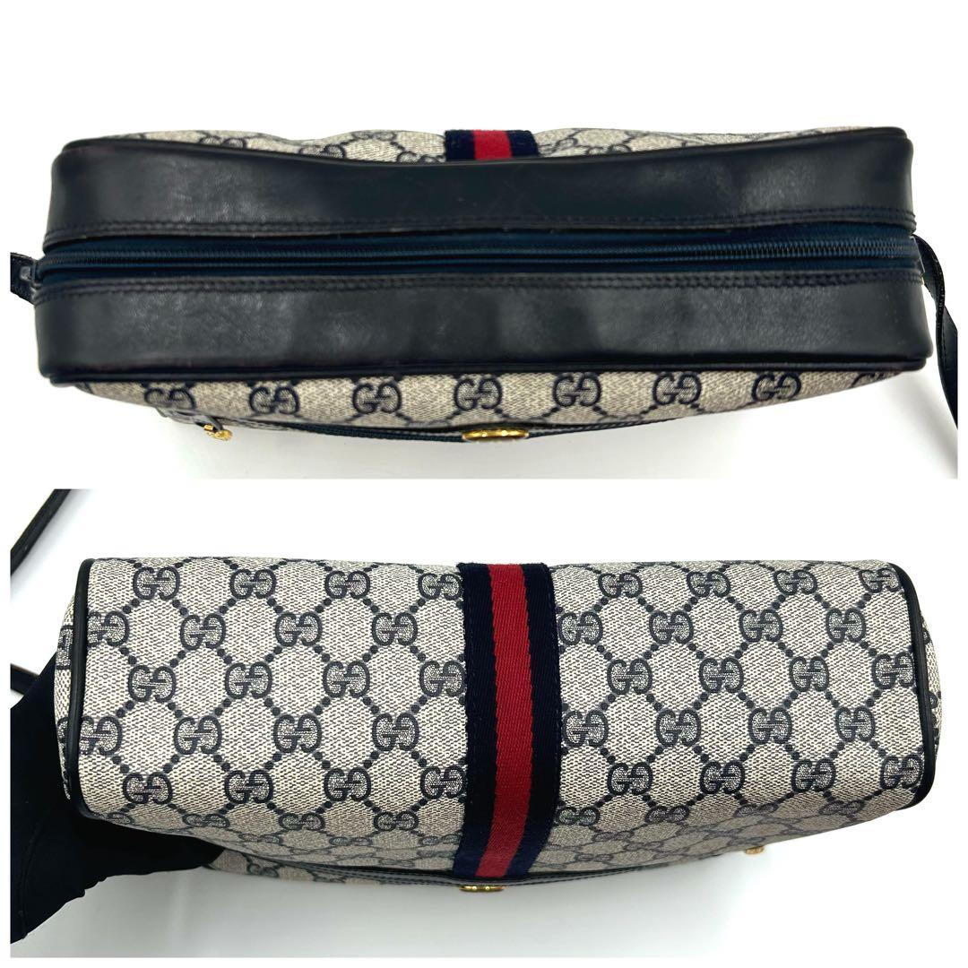 GUCCI　グッチ　シェリーライン　GGスプリーム　PVC 　ショルダーバッグ