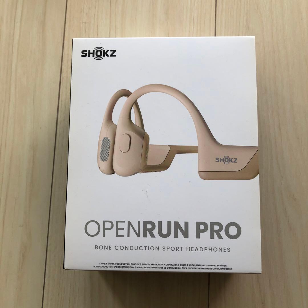 【1回のみ使用】SHOKZ OPENRUN PRO 骨伝導イヤホン