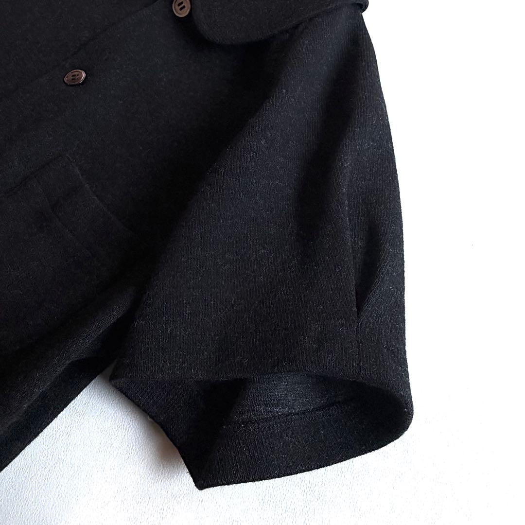 《美品》コムデギャルソン コムコム 丸襟 ワンピース ベルト付き ブラック XS