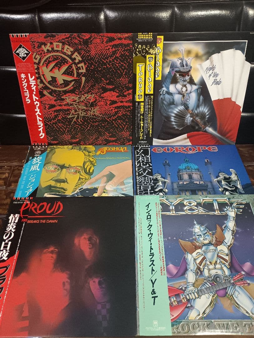 帯付き　６枚　見本盤　プラウド　情炎の白夜　トーキョーブレイド　キングコブラ