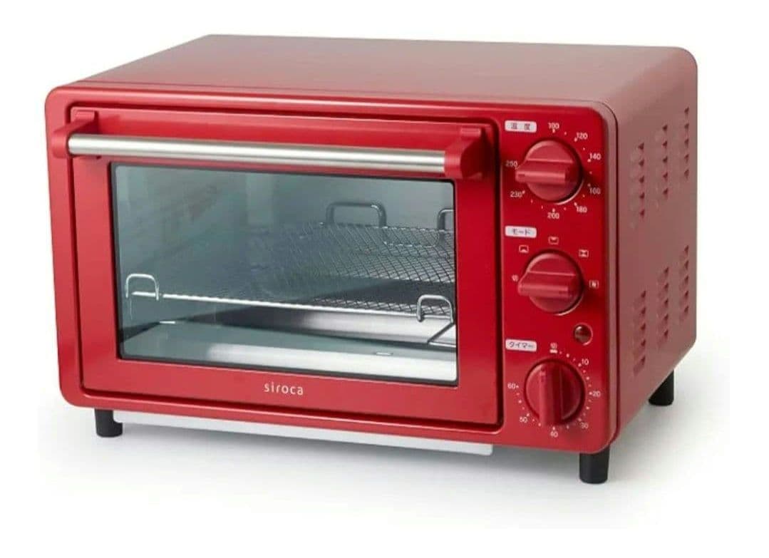 シロカsirocaノンフライオーブン ST-4N231 レッド　新品未使用