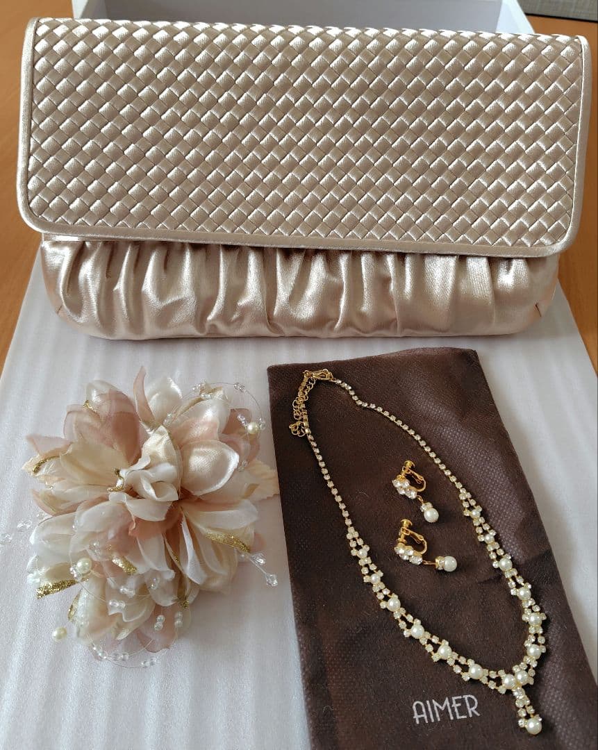 【AIMER】フォーマル アクセサリー&バッグ&シューズセット