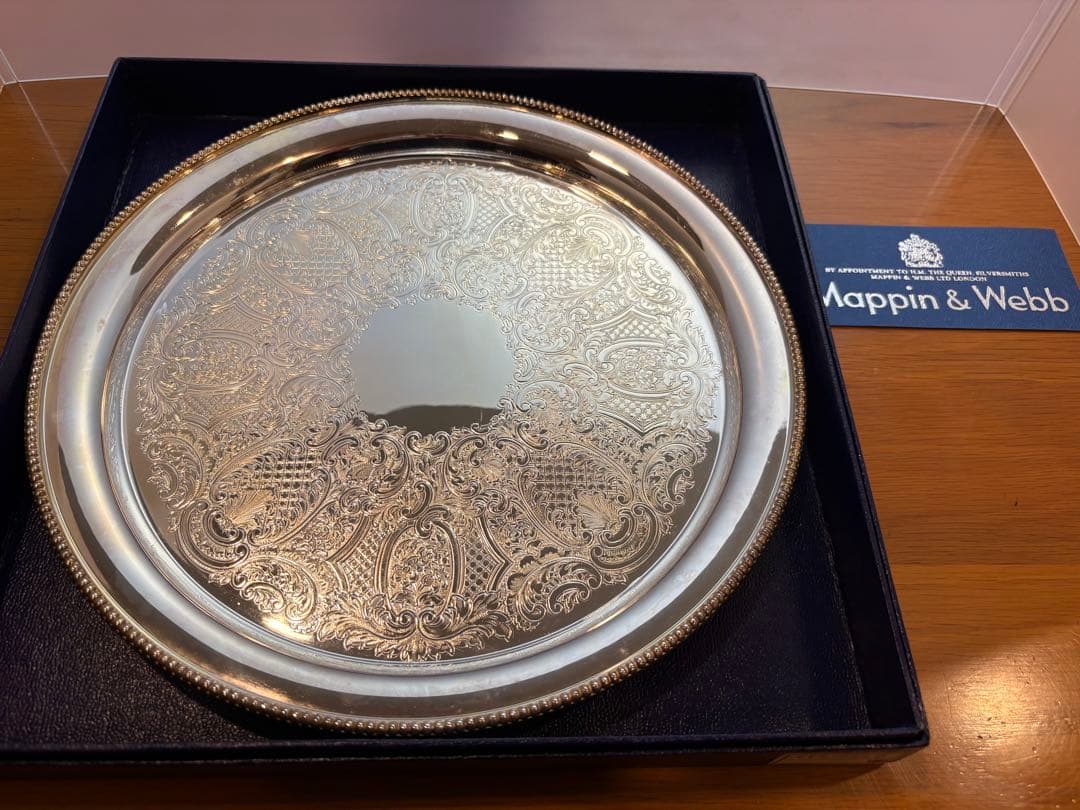 けんちマッピン&ウェッブ　シルバープレート　トレイ