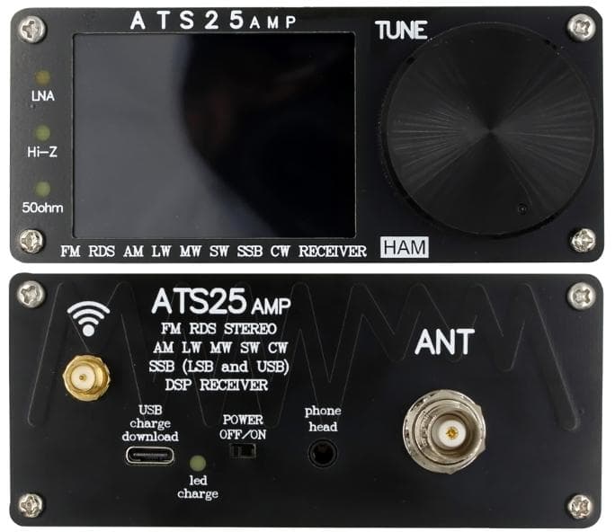 フルバンド RDS受信機 ATS25‑AMP 最新ファームウェア Ver.4.2