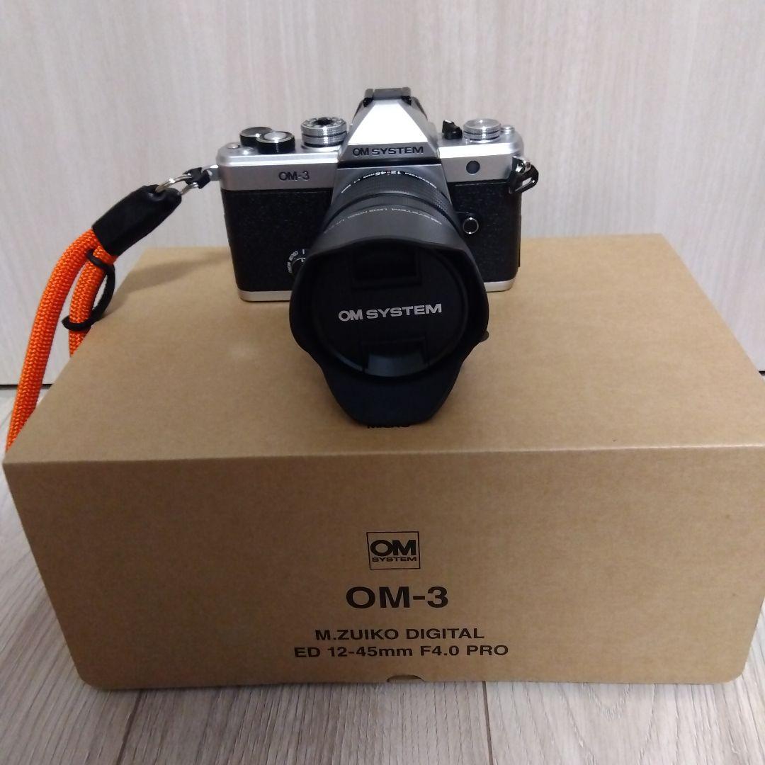 OM SYSTEM OM-3 ミラーレス一眼　12-45 F4.0 PRO
