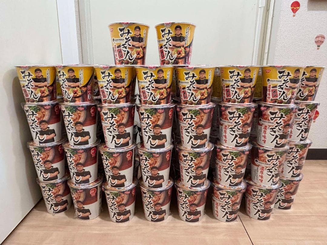 【まとめ売り】みそきん　ラーメン66個　メシ24個