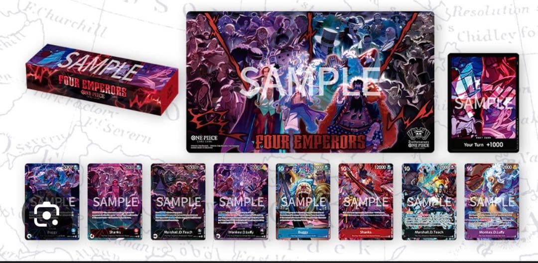 ワンピースカードEnglish 2nd anniversary set 日本語版