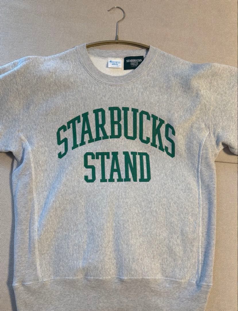 STARBUCKS x BEAMS x Champion スウェット　Mサイズ