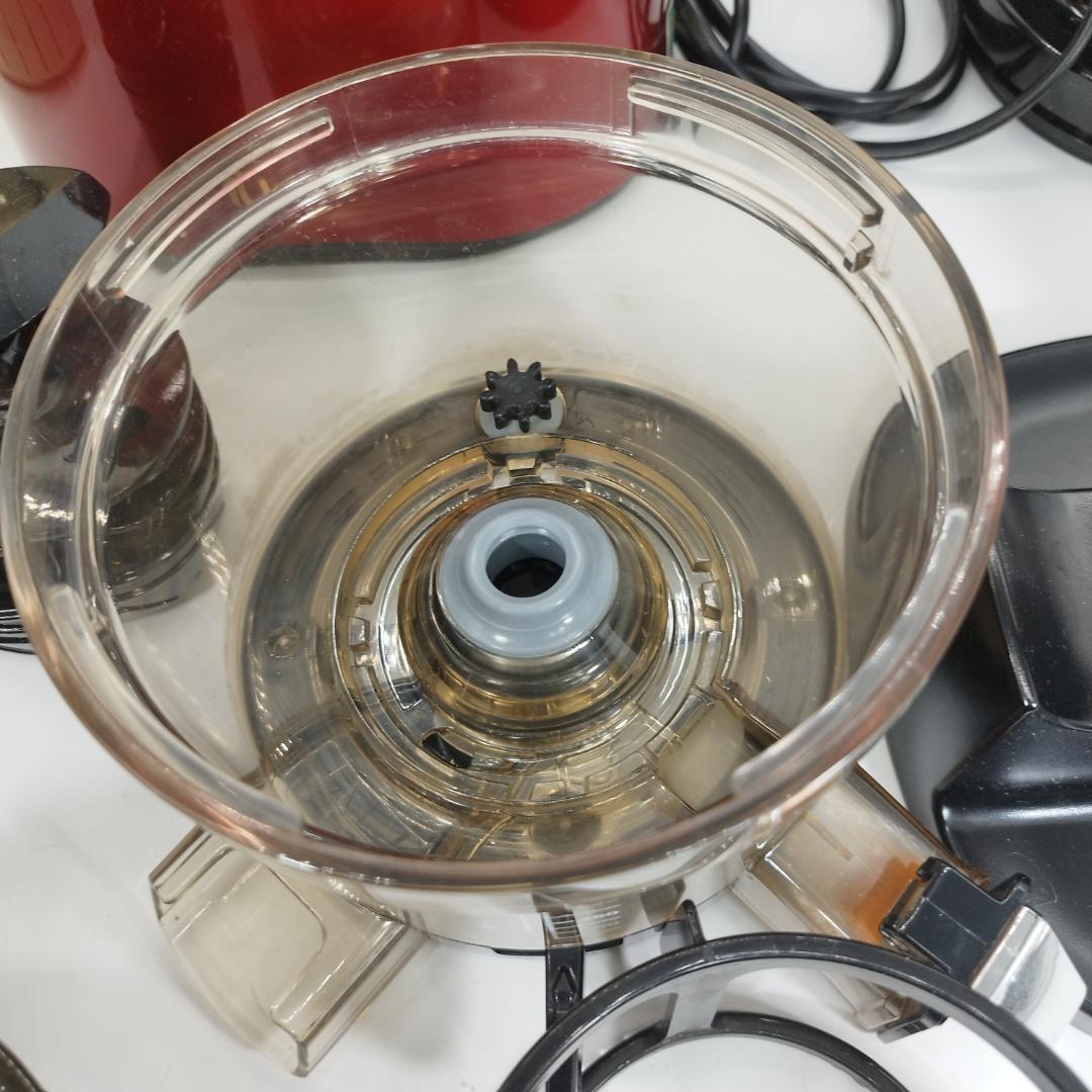 美品　Hurom　スロージューサー　H-AA-RBA17　ヒューロム　レッド