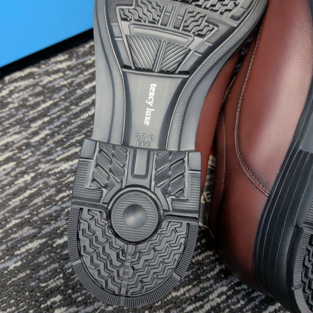 ★25日迄限定値下げ★テクシーリュクス本革ゴアテックスワイン27.0EEE