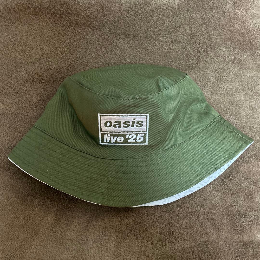 【日本未発売】 oasis live '25 バケットハット オリーブグリーン