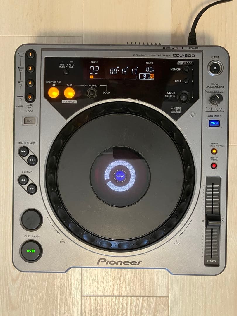 「Pioneer CDJ-800 動作確認済み シルバー