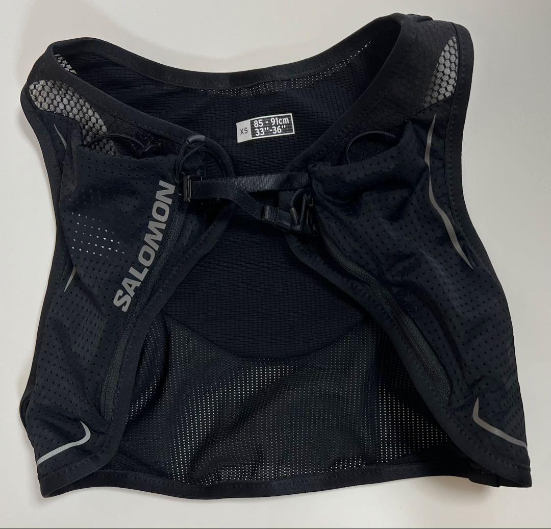 SALOMON PULSE 2 ランニングベストXS ブラック