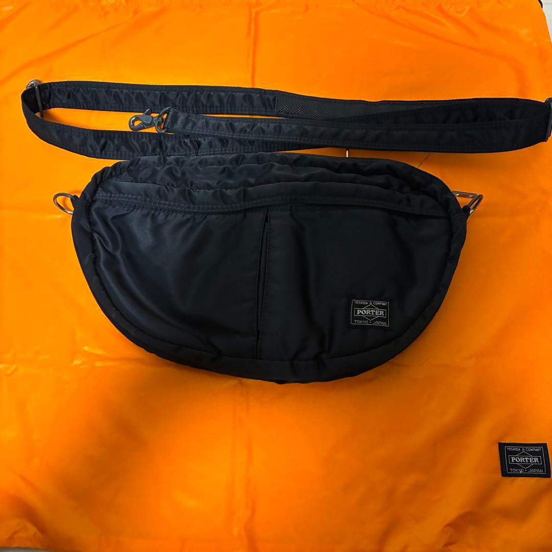 【極美品】ポーター　タンカー　ショルダーバッグ　オーバル　舟形　ハーフムーン