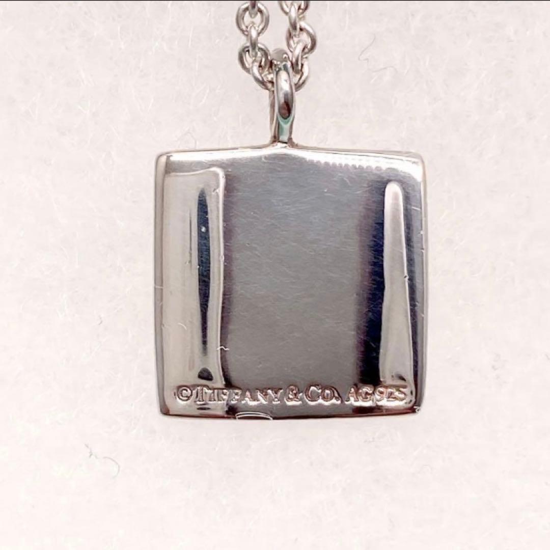 q64美品】✨Tiffany & Co. ✨ノーツスクエアネックレス