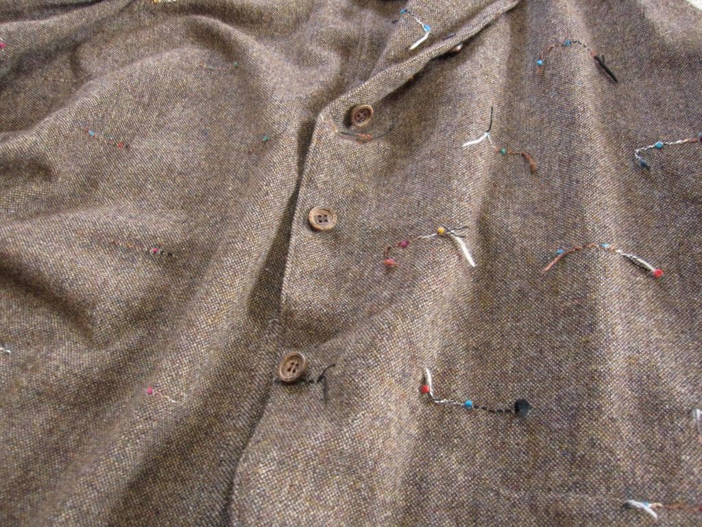 【美品】io comme io ツイード ドルマンスリーブ ジャケット