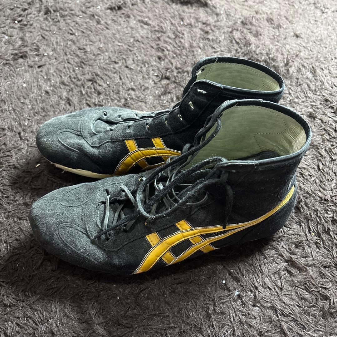 ASICS ボクシングシューズ ブラック/イエロー