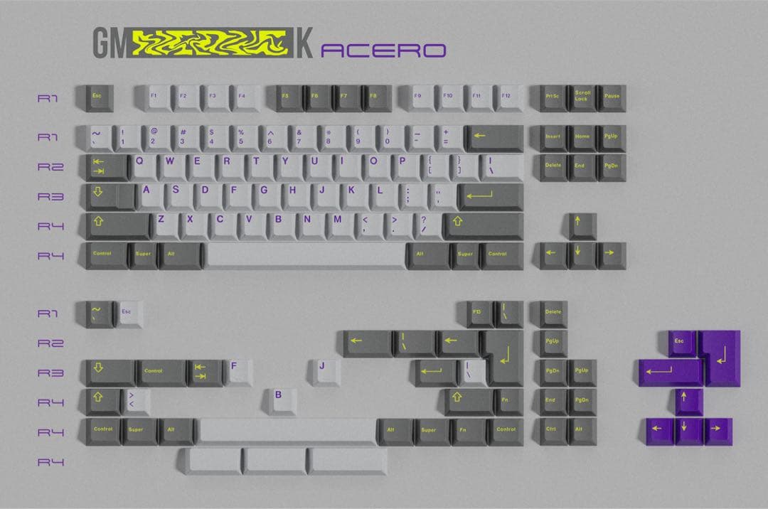 キーボード GMK Nerve Asero basekit