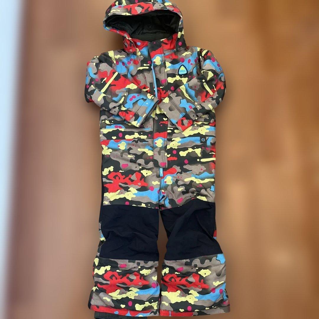 BURTON スノーボードウェア 4T(100cm)、インナー・ニット帽付