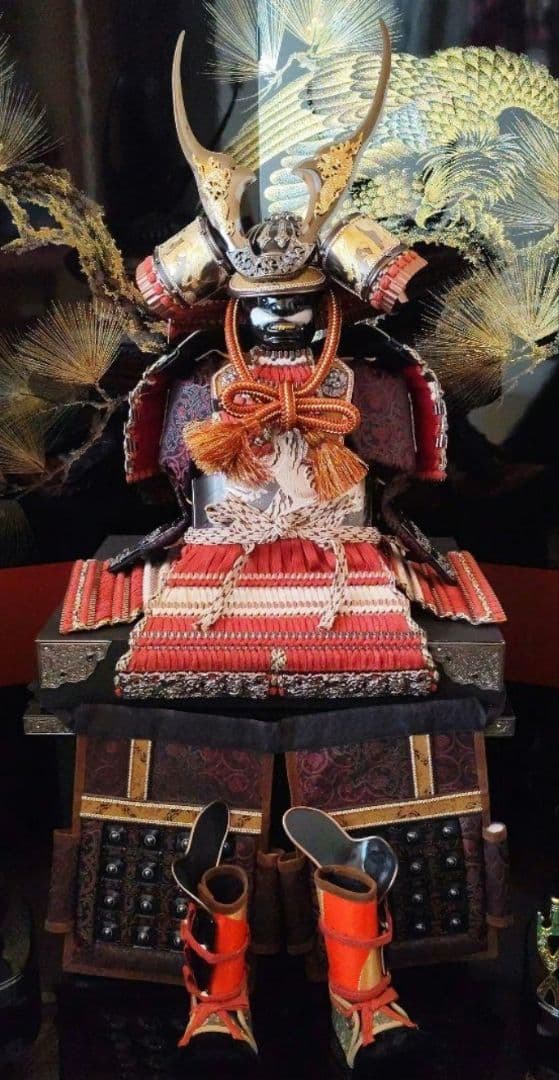 五月人形 鎧兜 赤