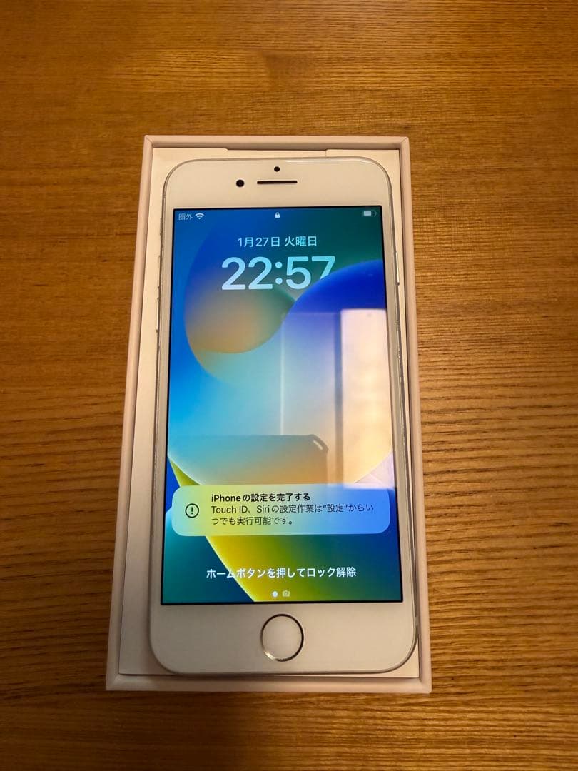 iphone8 256GB シルバー SIMロック解除済み 箱付き美品