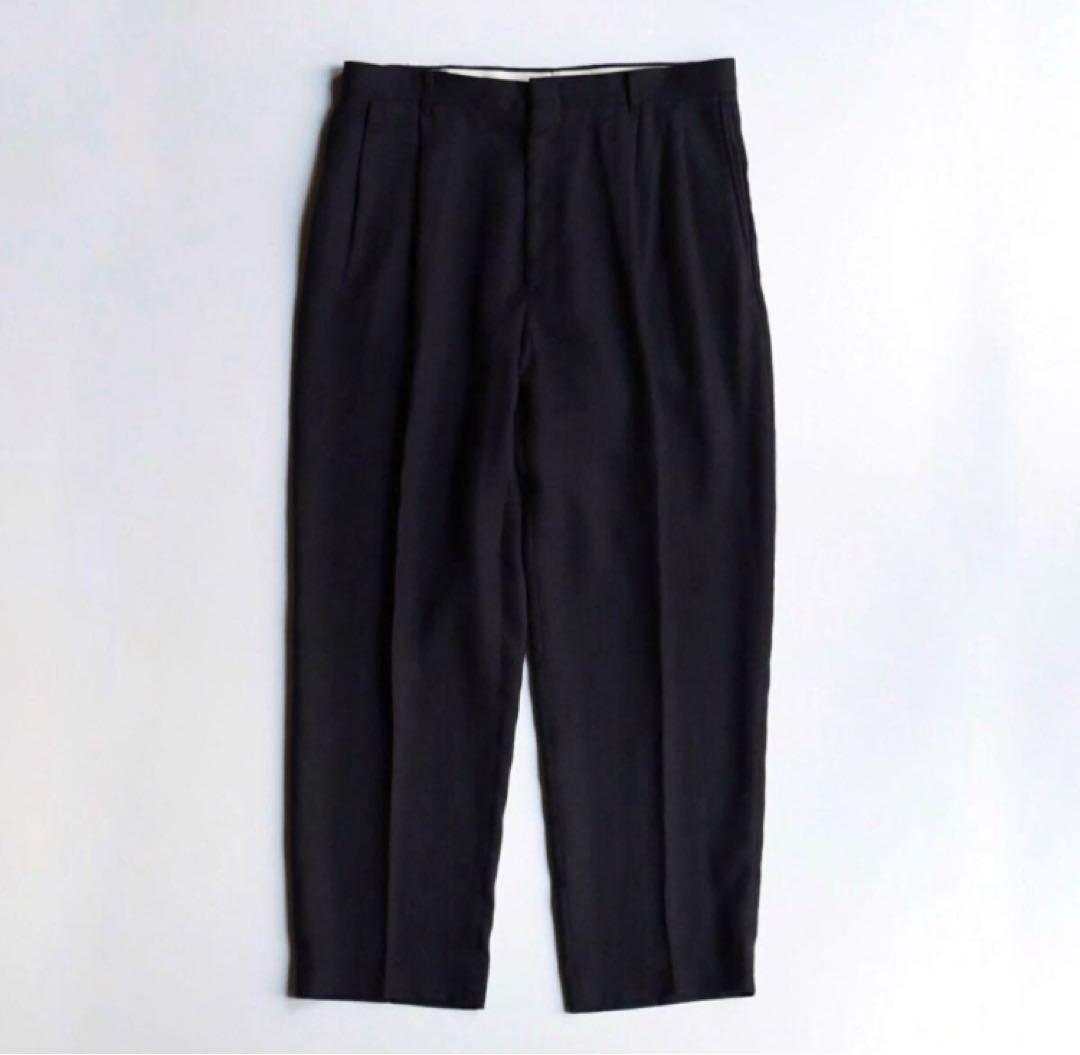 80s SITY STREETS USA製 ツータック スラックス W34L30