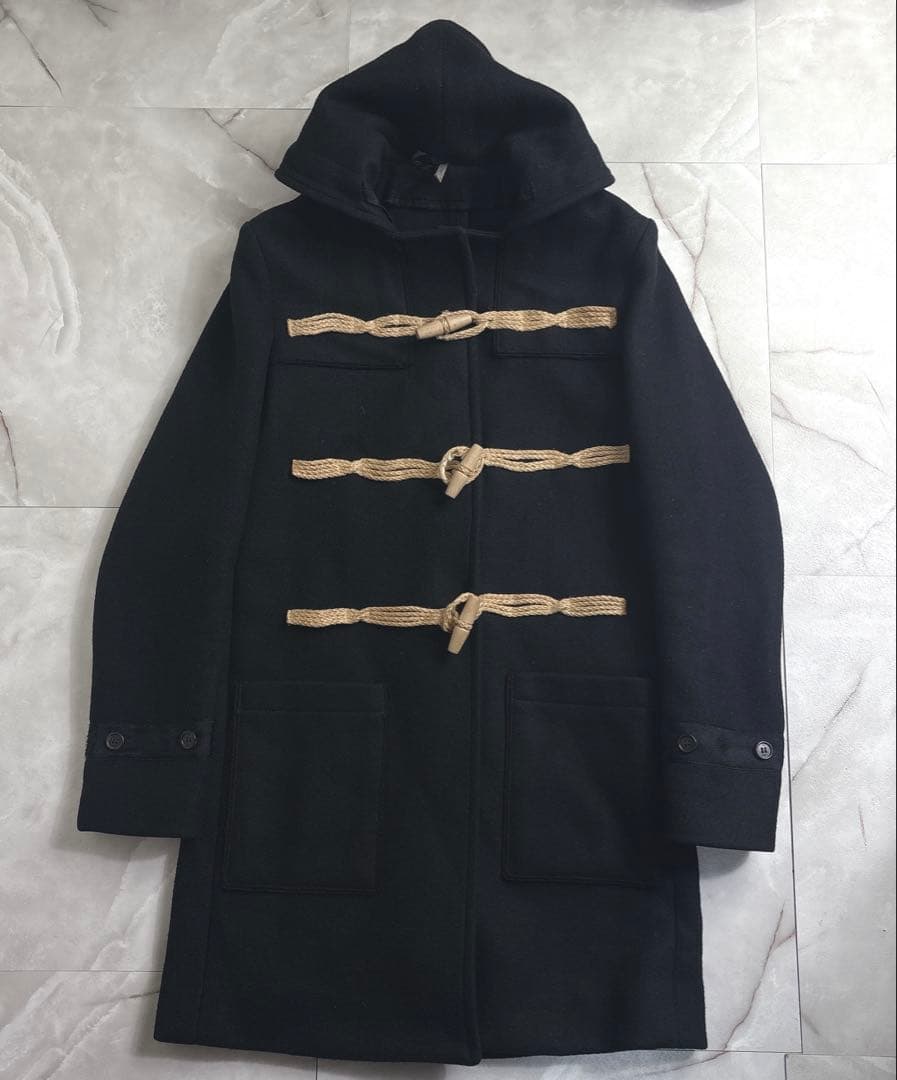 ディオールオム　2006 エディ　ダッフルコート　ブラック　サイズ44