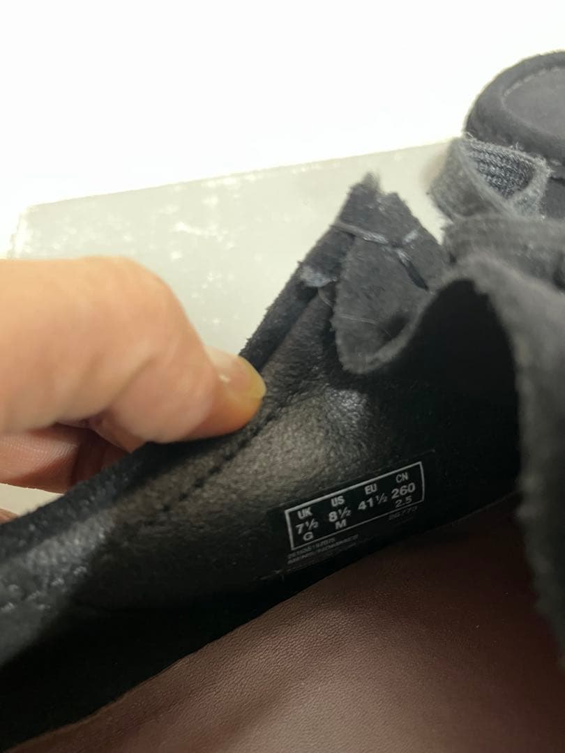 Clarks ブラック ワラビー　モカシン