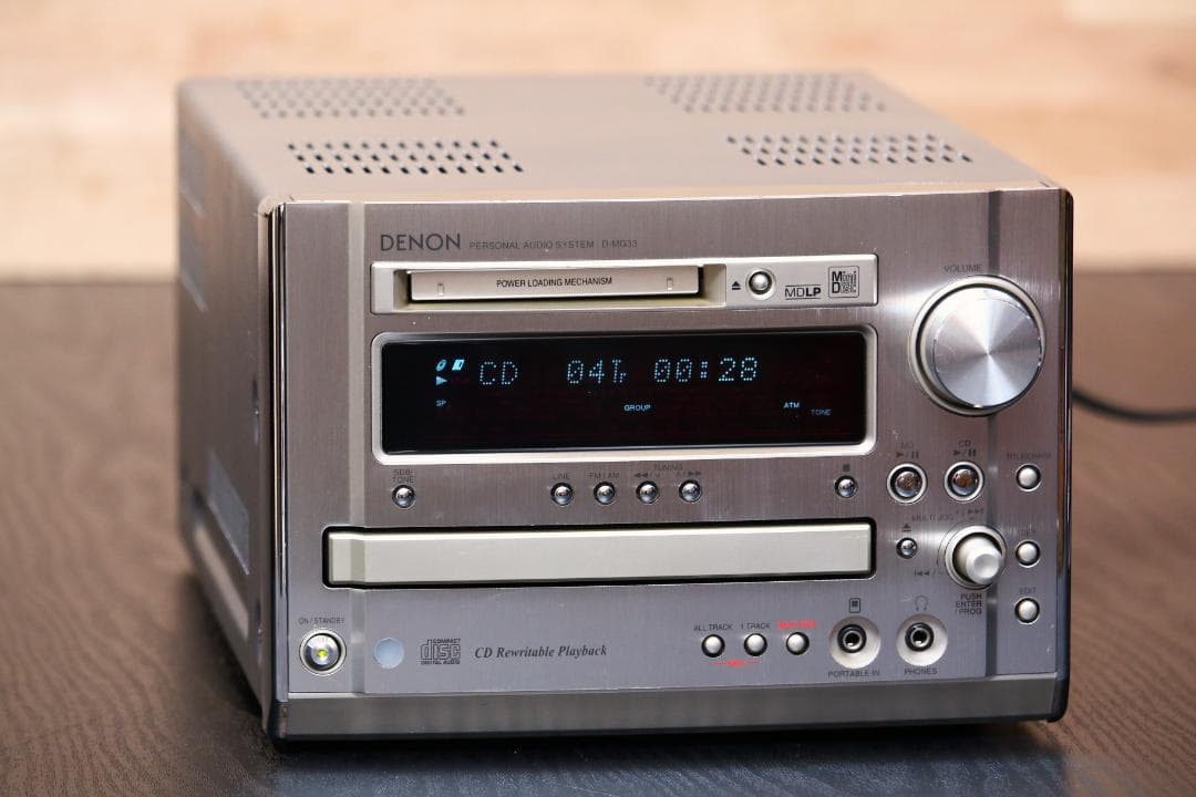 DENON D-MG33 CD/MD/TUNER/AMP　ミニコンポ 　美品