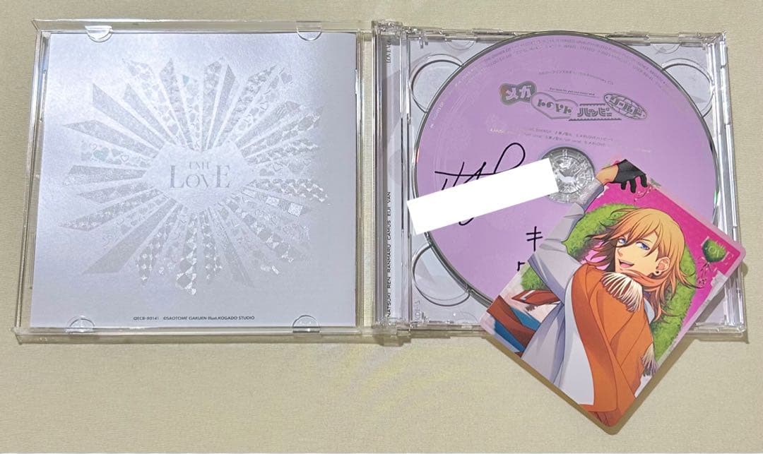 ち*や様 うたプリ CD 直筆 サイン レン 15th