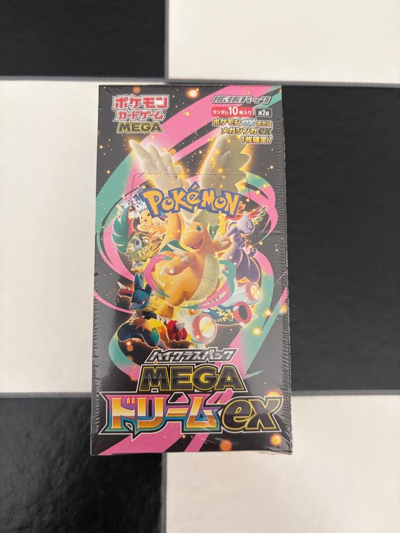 ポケカ　MEGAドリームEX 10パック入り　BOX シュリンク付き