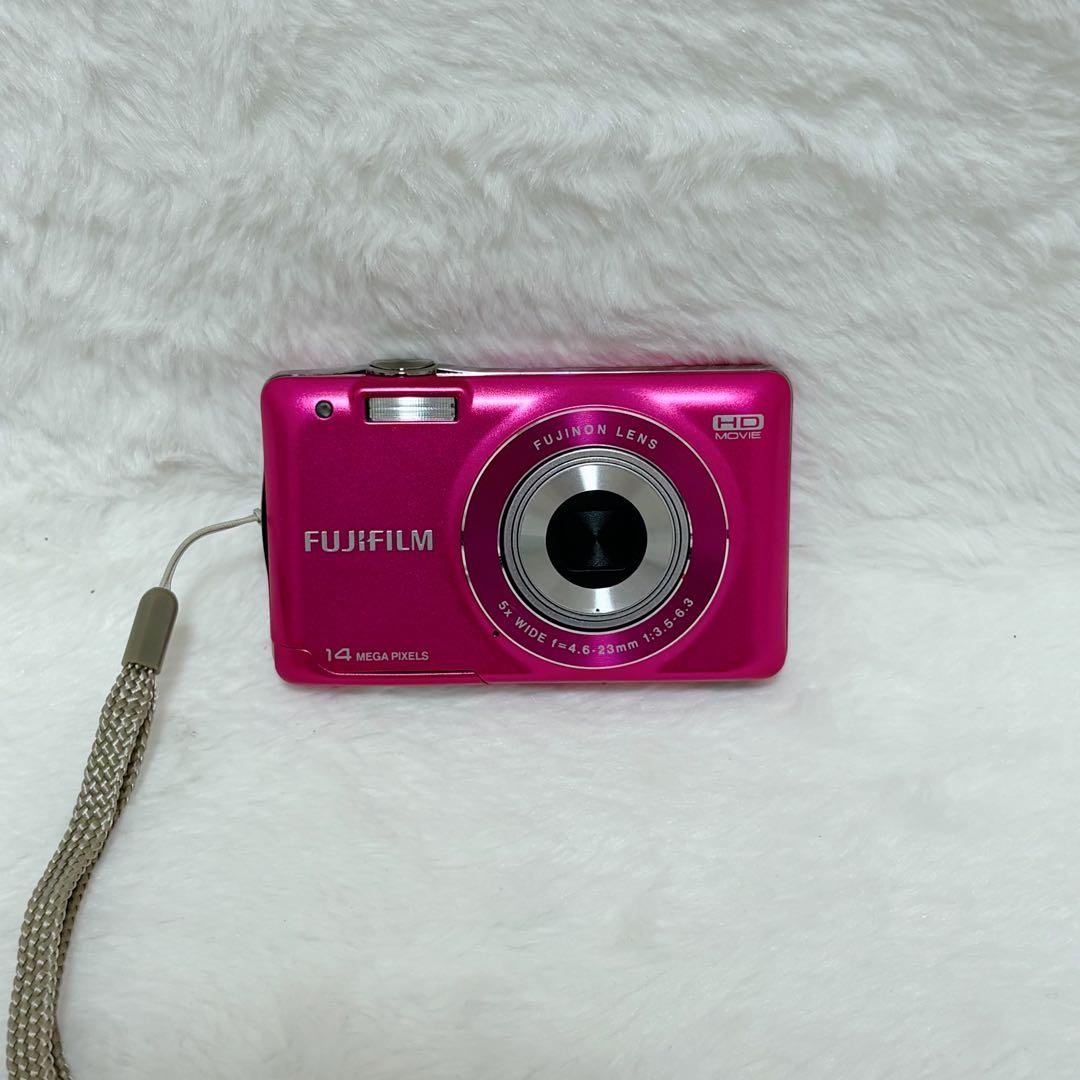 【外観極美品】FUJIFILM FinePix JX500 ピンクデジカメ