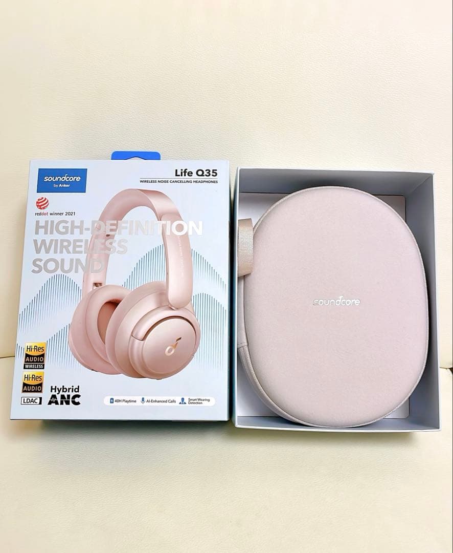 【未使用品✨美品】Anker Soundcore Life Q35 ピンク