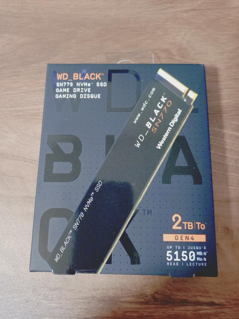 内蔵型SSD WD_BLACK SN770 NVMe SSD 2TB