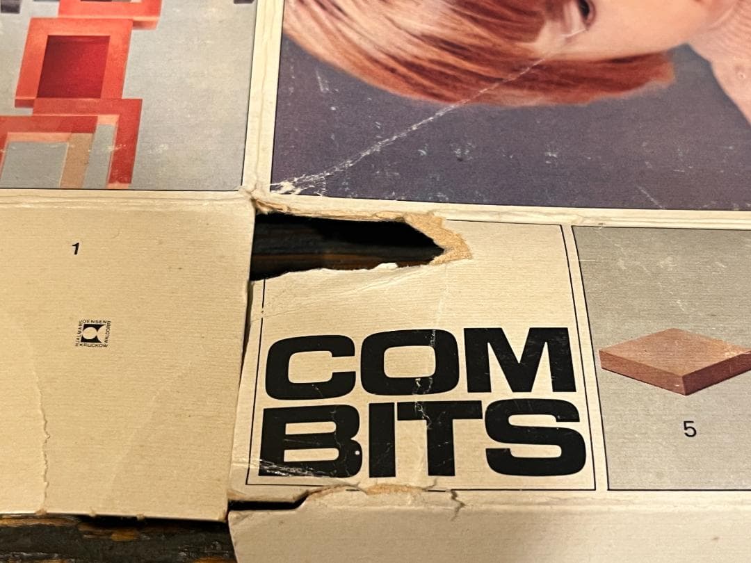 COM BITS 積み木 ビンテージ デンマーク製 知育玩具 北欧 オブジェ