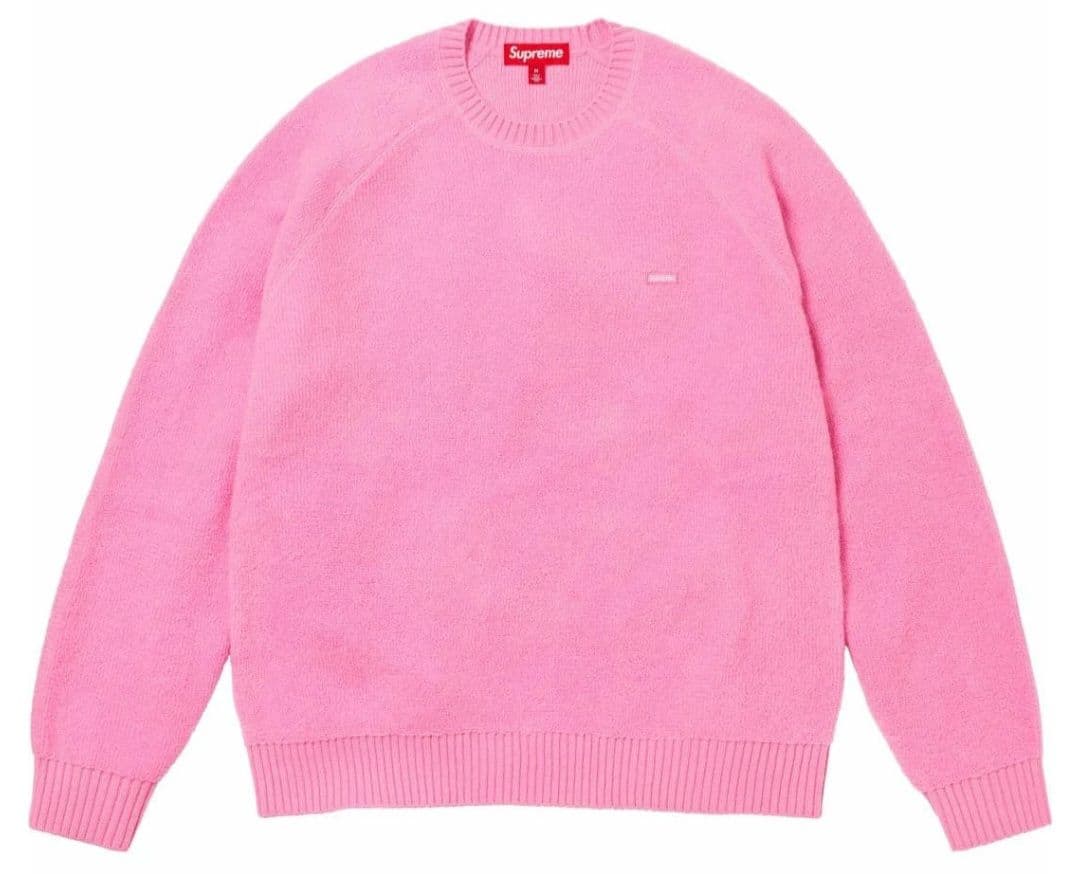 トップス Supreme Terry Small Box Sweater Pink